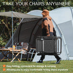JHK Zero Gravity Set of 2 Portable