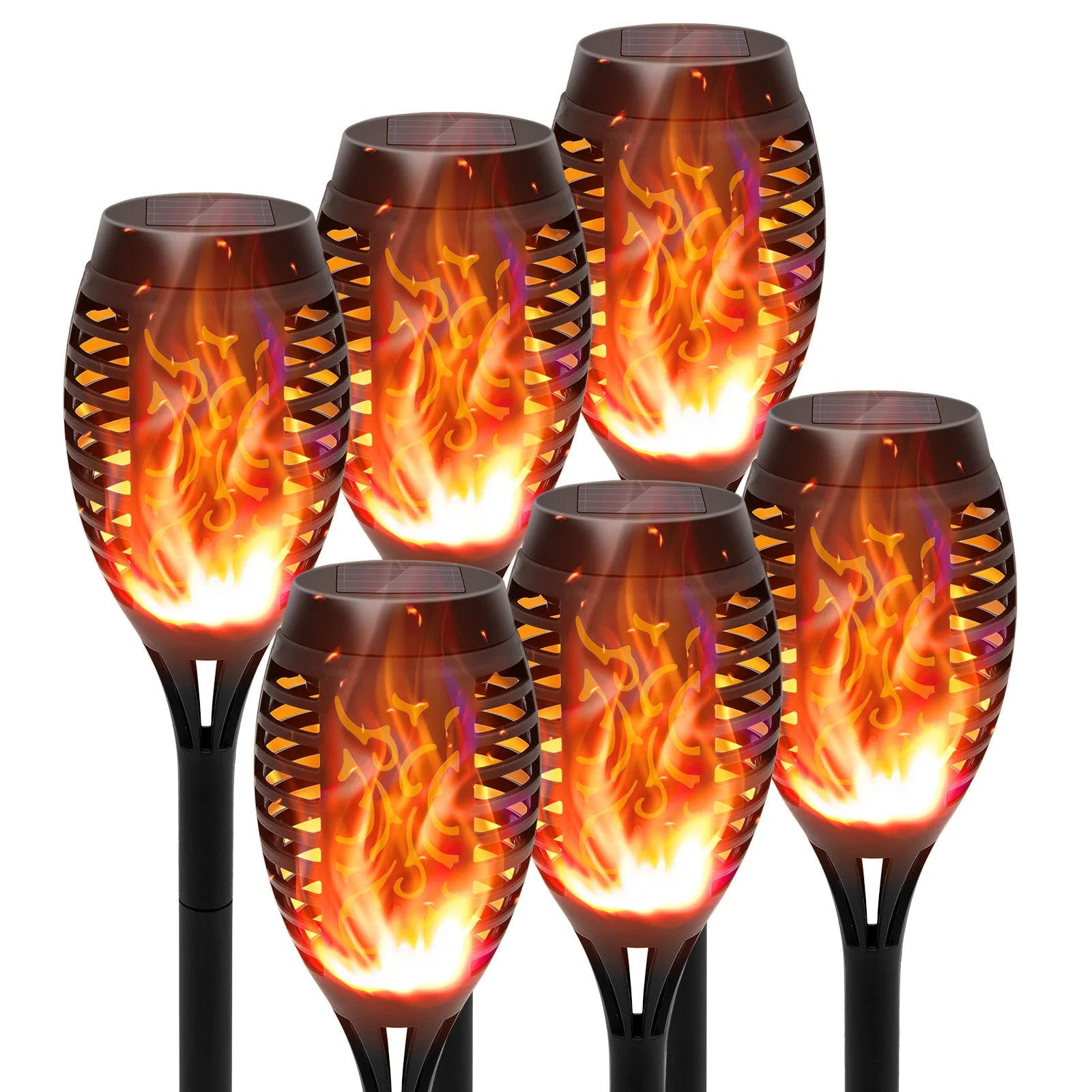Solar Lights Outdoor LED 4/6/812Pcs Solar Torch
