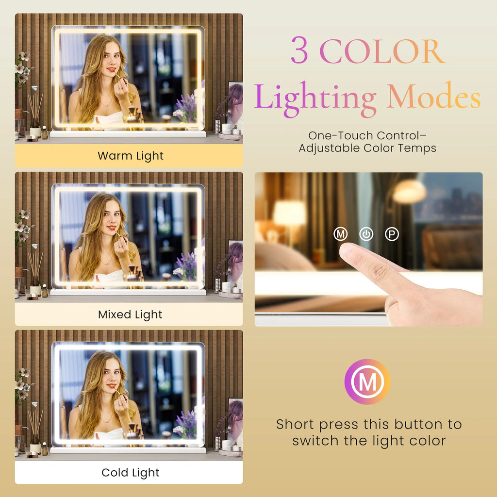 JHK LED Vanity Mirror with Lights