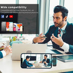 J12 Wireless Lavalier Microphone Audio Video Recording