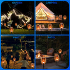 Solar Lights Outdoor LED 4/6/812Pcs Solar Torch