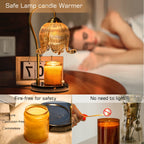 Tulip Flower Warm Candle Lamp French Retro