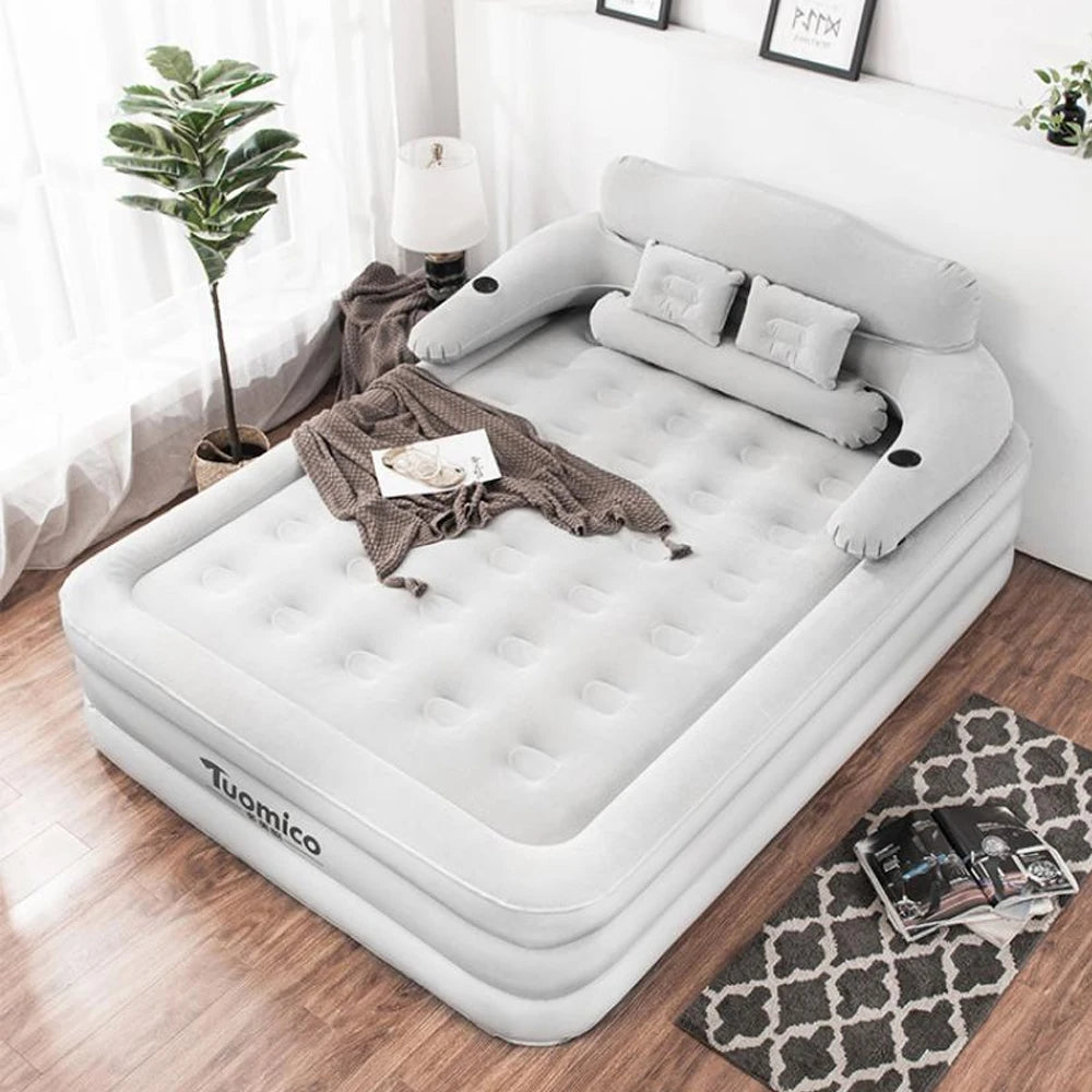 Camping Air bed with Backrest 2 Persons