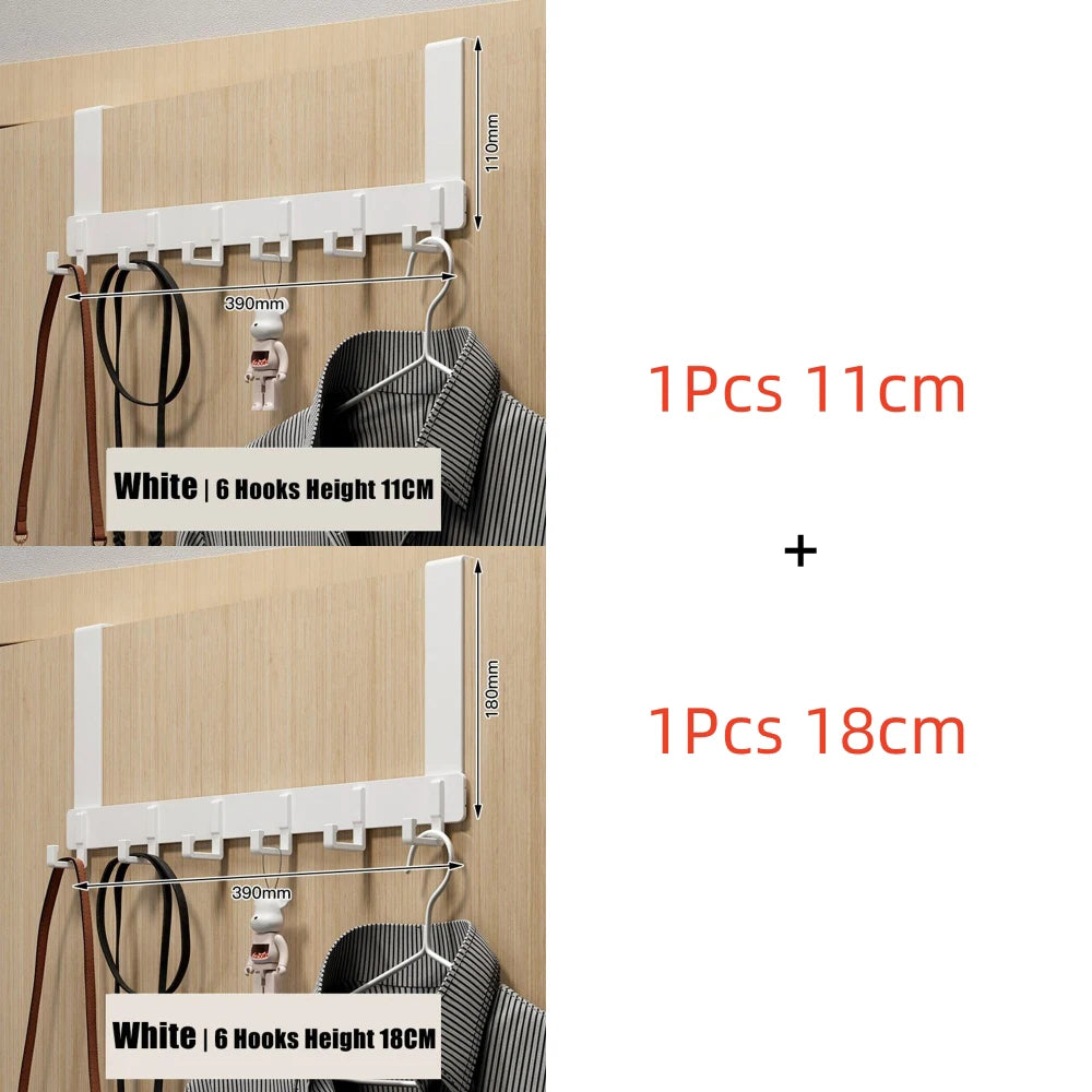 Hooks Over The Door 6 Hooks Clothes