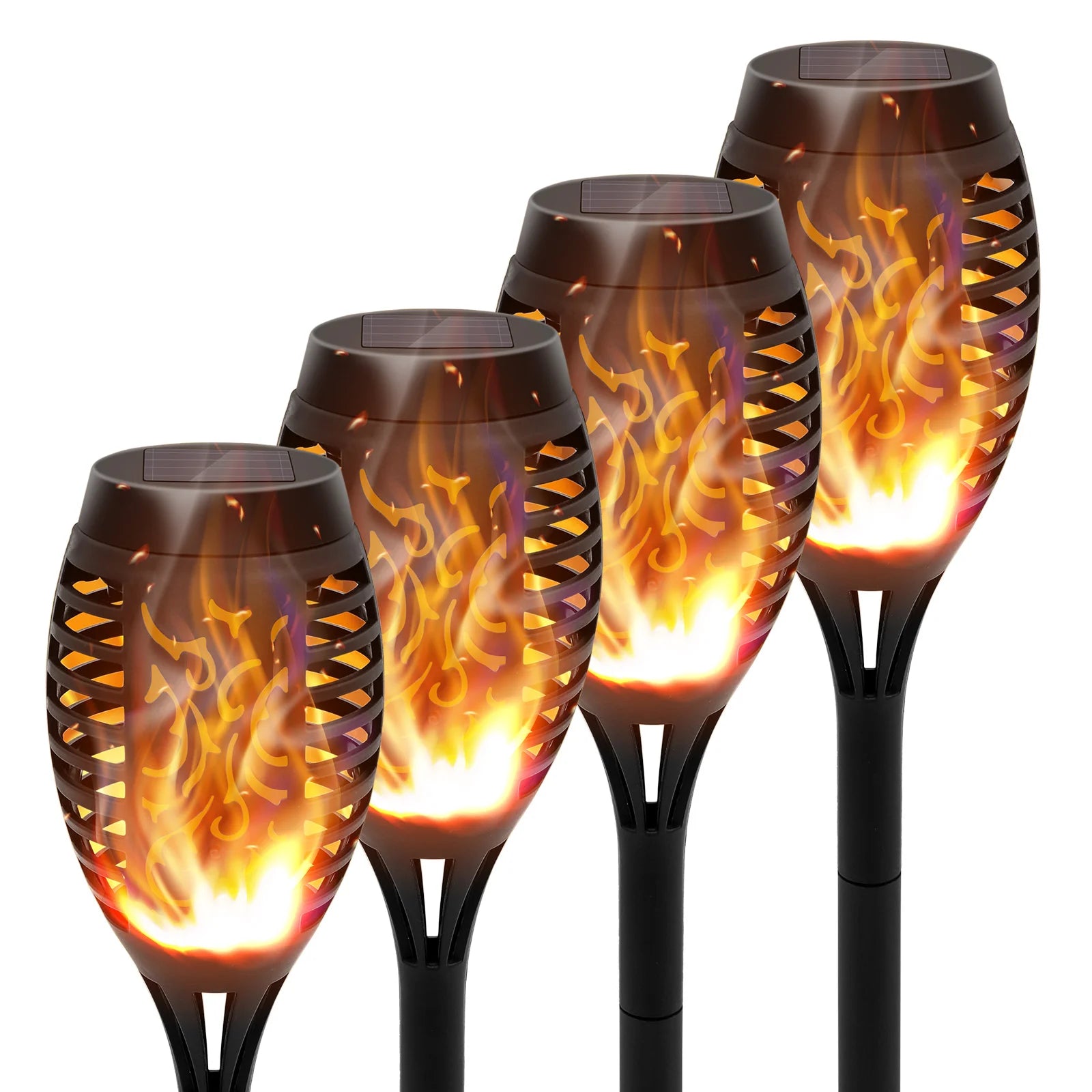 Solar Lights Outdoor LED 4/6/812Pcs Solar Torch