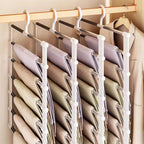 Foldable Pants Hanger Multi Layer Non Slip